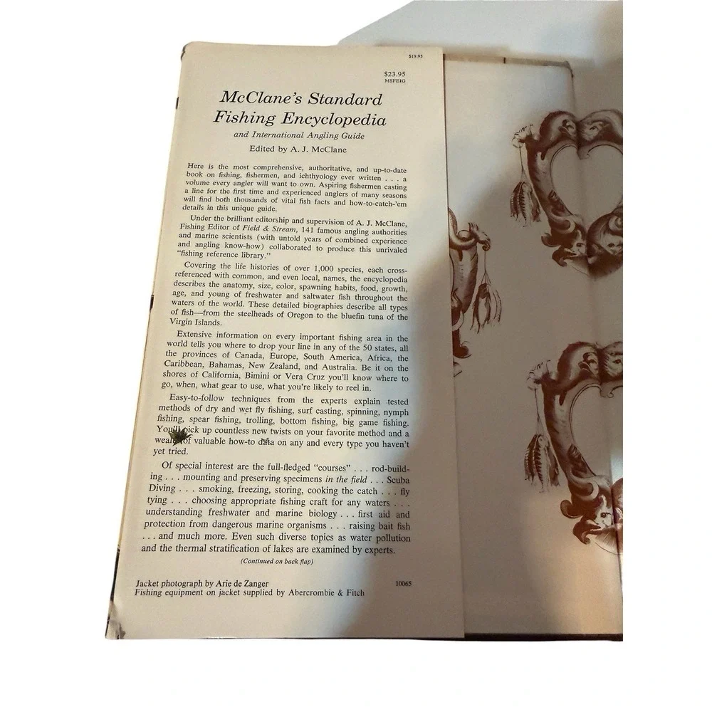 McClane's Standard Fishing Encyclopedia and International Angling Guide 1965 HC